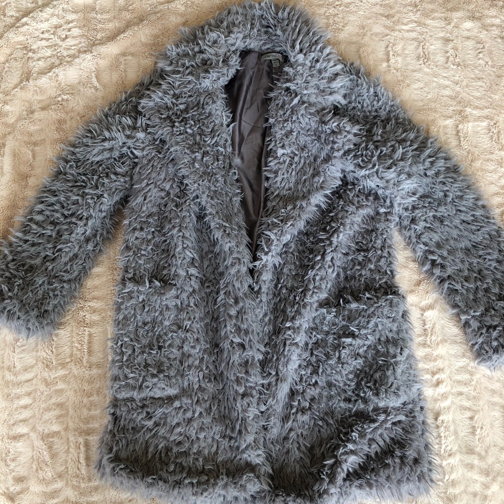 Windsor faux fur gray jacket
